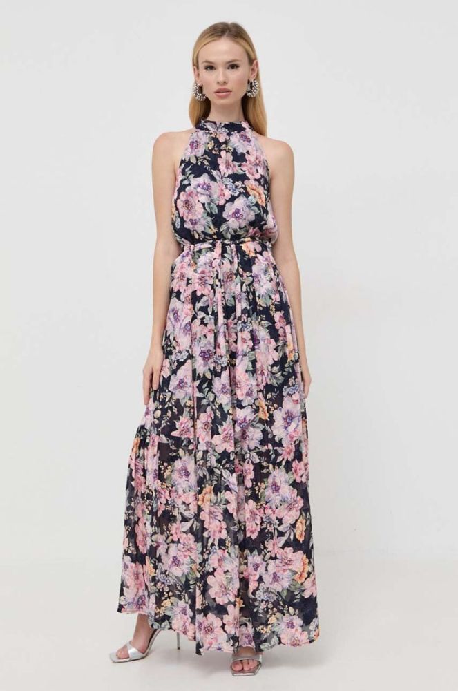 Сукня Guess maxi oversize колір темно-синій (3451207) фото 4