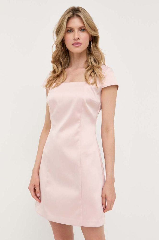 Сукня Guess колір рожевий mini пряма (3310183)