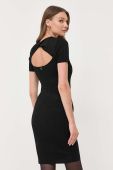 Сукня Guess колір чорний mini облягаюча (3328304)