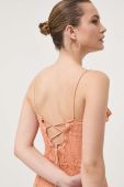 Сукня Guess колір помаранчевий maxi пряма (3381849)