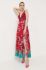 Сукня Guess колір червоний maxi розкльошена