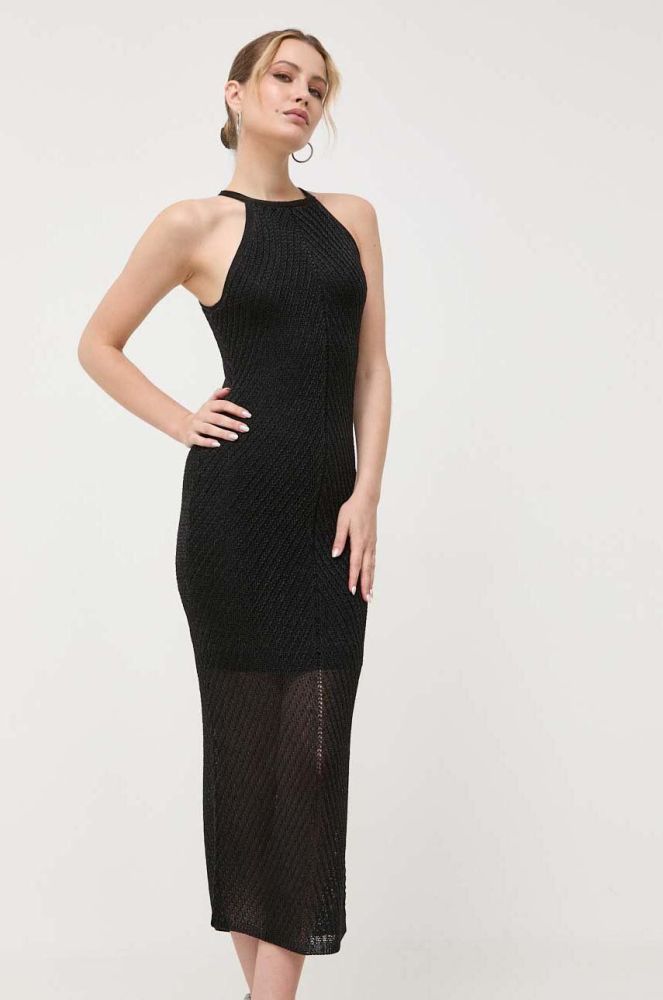 Сукня Guess колір чорний maxi облягаюча (3381882)