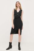 Сукня Guess колір чорний mini облягаюча (3310210)