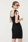 Сукня Guess колір чорний mini облягаюча (3384038)