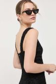 Сукня Guess колір чорний mini облягаюча (3384048)