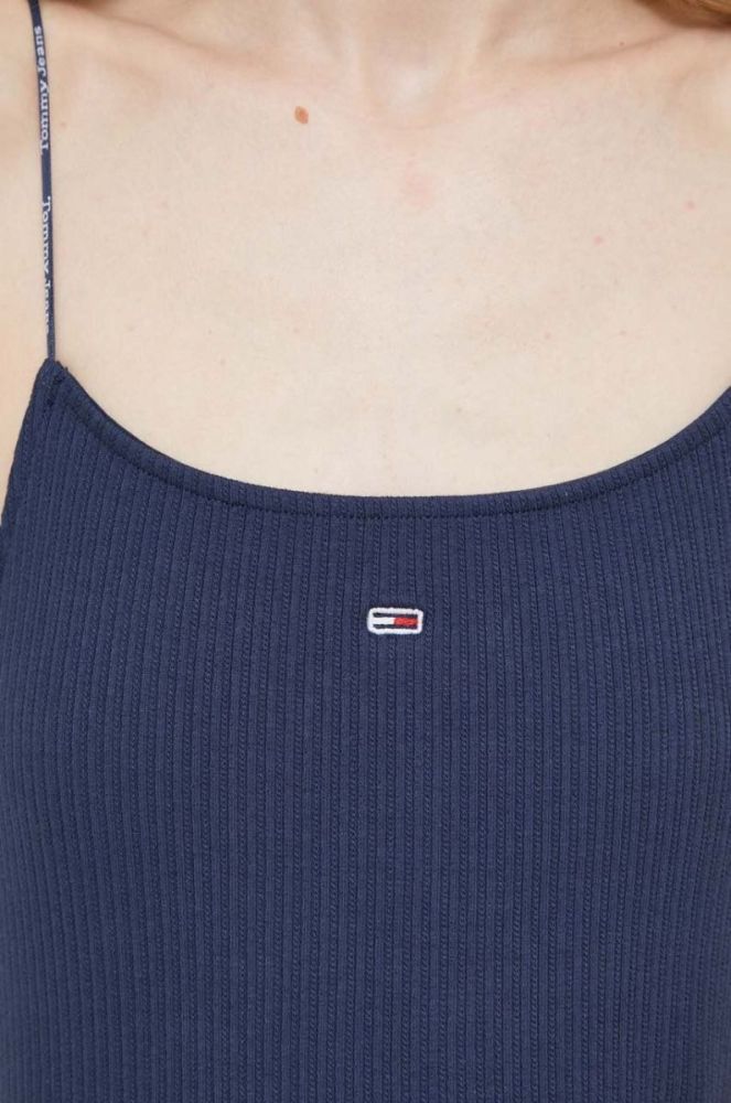 Сукня Tommy Jeans колір синій mini облягаюча (3276720) фото 5