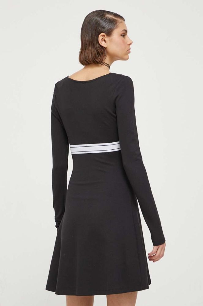 Сукня Tommy Jeans колір чорний mini розкльошена (3363238) фото 3