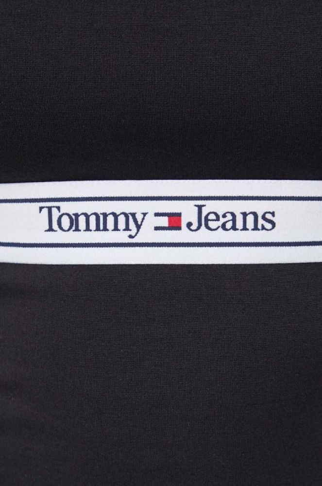 Сукня Tommy Jeans колір чорний mini розкльошена (3363238) фото 5