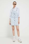 Джинсова сукня Tommy Jeans mini пряма колір блакитний (3467599)
