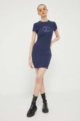 Сукня Tommy Jeans колір синій mini облягаюча (3366571)