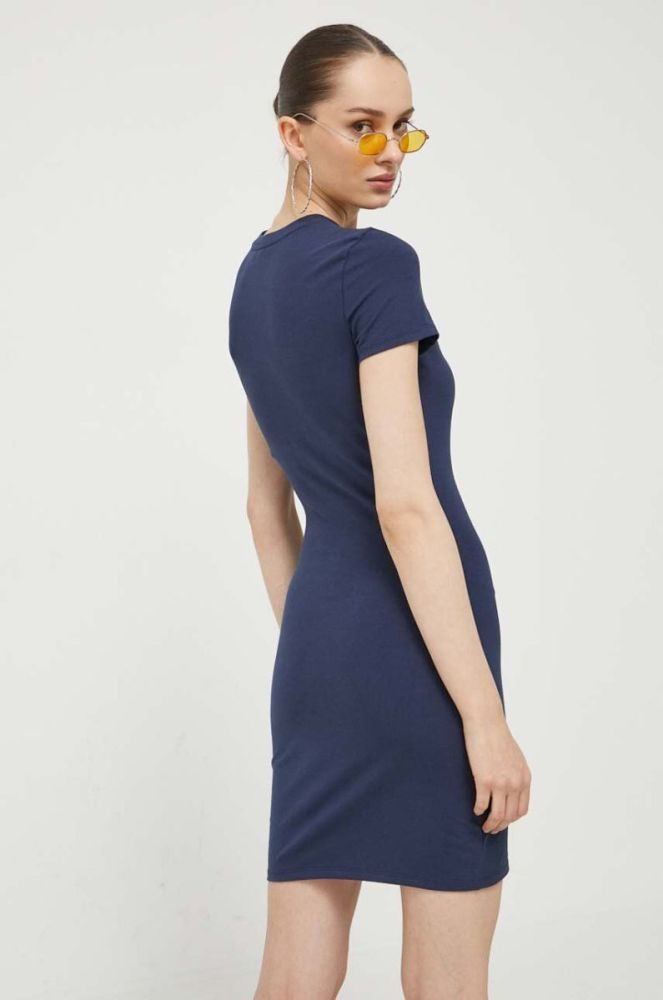 Сукня Tommy Jeans колір синій mini облягаюча (3366571) фото 3