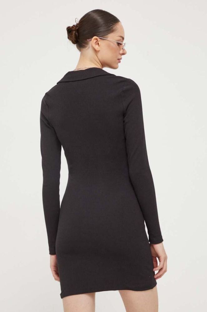 Сукня Tommy Jeans колір чорний mini облягаюча (3471372) фото 3