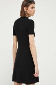 Сукня HUGO колір чорний mini розкльошена (3319951)