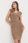 Сукня Marciano Guess колір коричневий mini облягаюча (3303028)