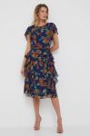 Сукня Lauren Ralph Lauren колір синій mini розкльошена (3342633)