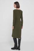 Сукня Lauren Ralph Lauren колір зелений midi пряма