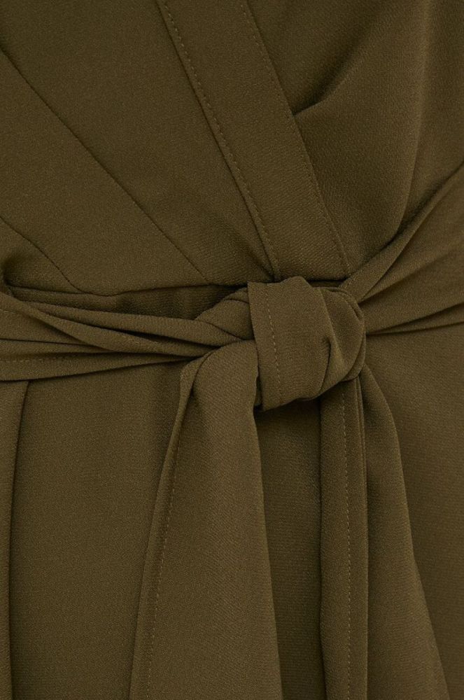 Сукня Lauren Ralph Lauren колір зелений midi розкльошена фото 5