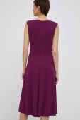 Сукня Lauren Ralph Lauren колір фіолетовий midi розкльошена (3322420)