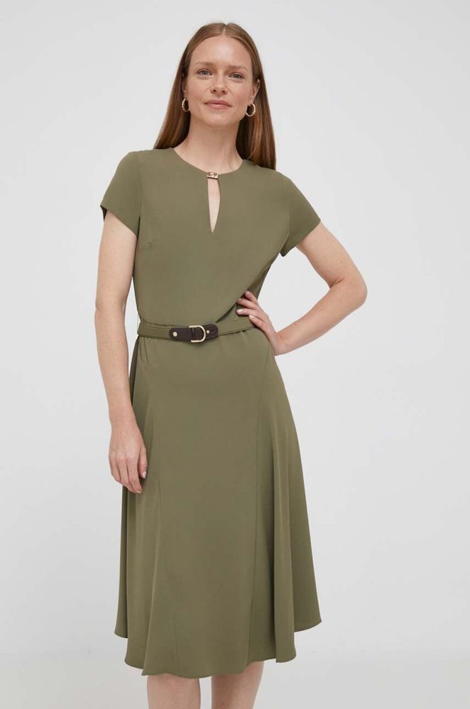 Сукня Lauren Ralph Lauren колір зелений mini розкльошена (3316730)