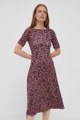 Сукня Lauren Ralph Lauren midi розкльошена колір барвистий (3391490)