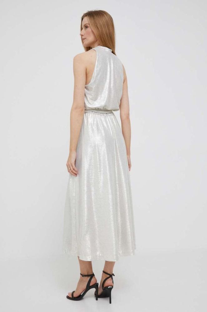 Сукня Lauren Ralph Lauren колір бежевий maxi розкльошена (3347310) фото 3