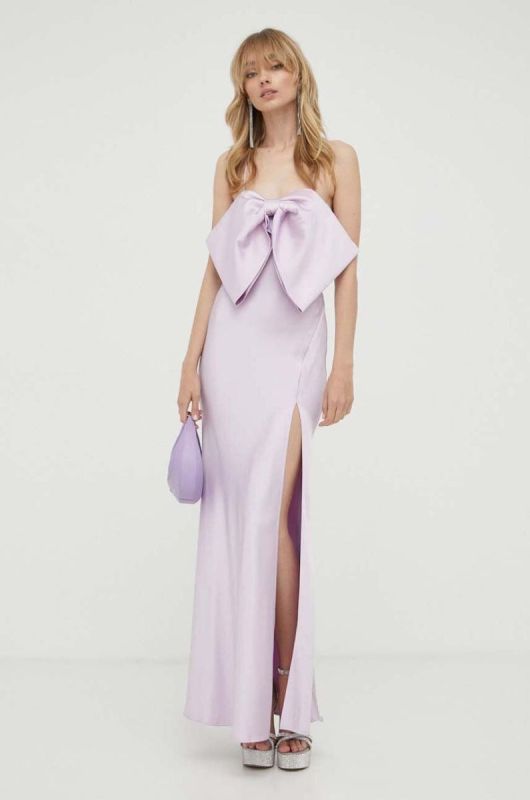 Сукня Pinko колір рожевий maxi пряма