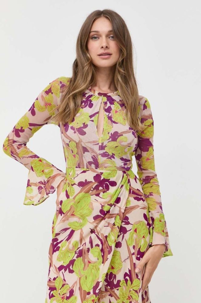 Сукня Pinko maxi пряма колір барвистий фото 4