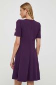 Сукня Dkny колір фіолетовий mini розкльошена