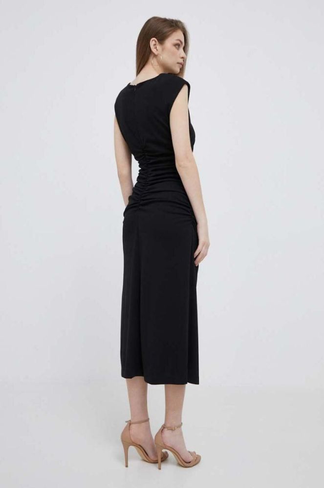 Сукня Dkny колір чорний midi облягаюча (3297019) фото 3