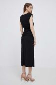 Сукня Dkny колір чорний midi облягаюча (3297019)