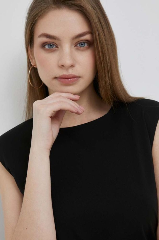 Сукня Dkny колір чорний midi облягаюча (3297019) фото 6