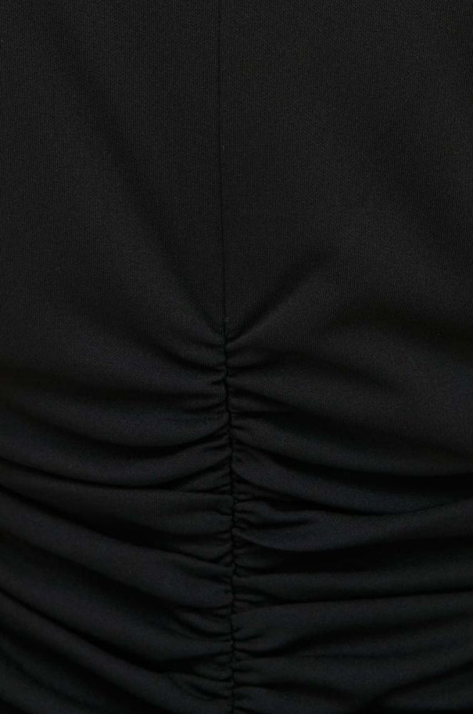Сукня Dkny колір чорний midi облягаюча (3297019) фото 7