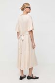Сукня Weekend Max Mara колір бежевий maxi пряма