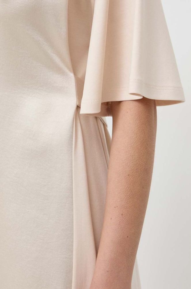 Сукня Weekend Max Mara колір бежевий maxi пряма фото 6