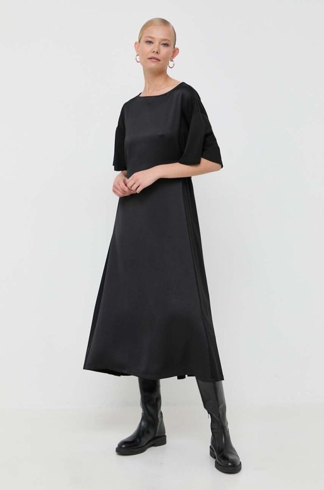 Сукня Weekend Max Mara колір чорний maxi пряма (3421731)