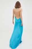 Сукня Herskind колір бірюзовий maxi розкльошена