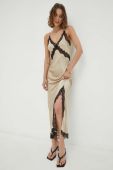 Сукня Herskind колір бежевий maxi пряма (3335755)