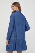 Джинсова сукня Pepe Jeans Alison mini пряма колір блакитний