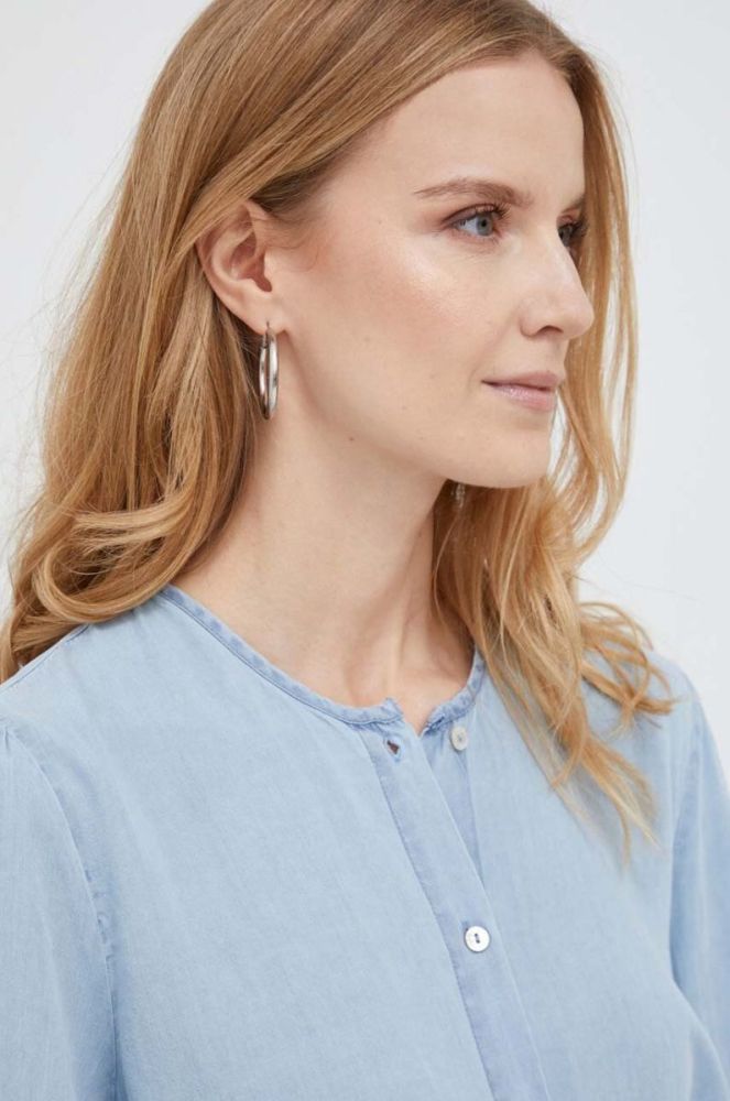 Сукня Pepe Jeans Fabiola midi пряма колір блакитний фото 4