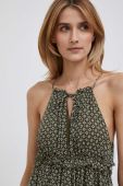 Сукня Pepe Jeans колір зелений maxi розкльошена