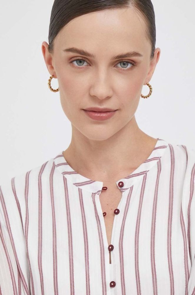 Сукня Pepe Jeans колір білий mini розкльошена фото 4
