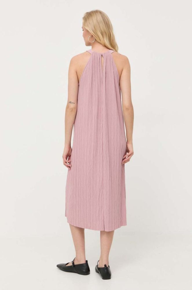 Сукня Max Mara Leisure колір рожевий mini пряма фото 3
