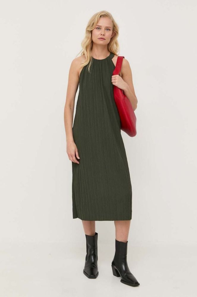 Сукня Max Mara Leisure колір зелений mini пряма (3410285) фото 2