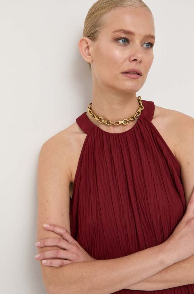Сукня Max Mara Leisure колір бордовий mini пряма (3410281) фото 5