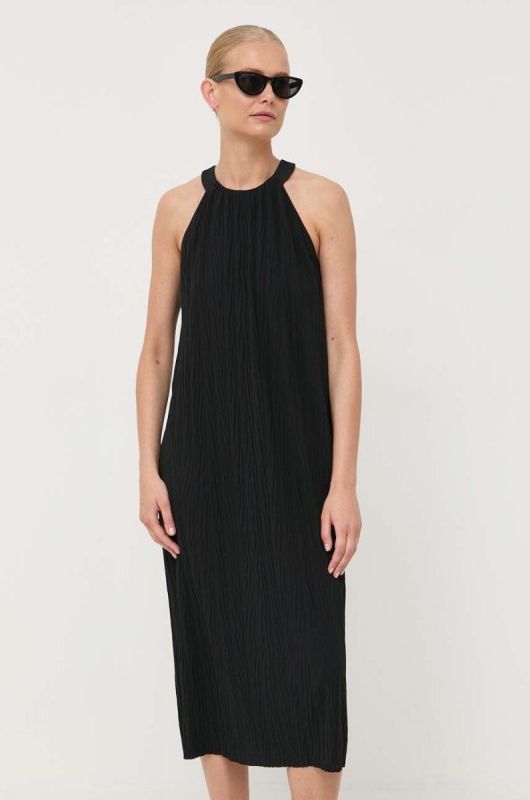 Сукня Max Mara Leisure колір чорний mini пряма (3410288) фото 2