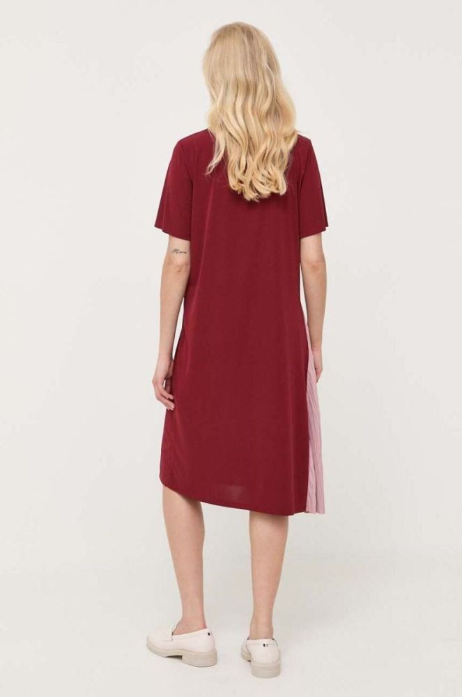Сукня Max Mara Leisure колір бордовий mini пряма (3410293) фото 3