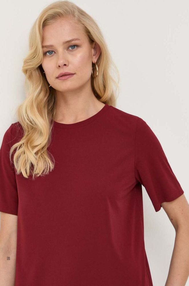 Сукня Max Mara Leisure колір бордовий mini пряма (3410293) фото 4
