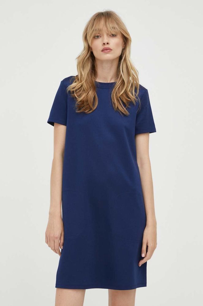 Сукня MAX&Co. колір синій mini пряма