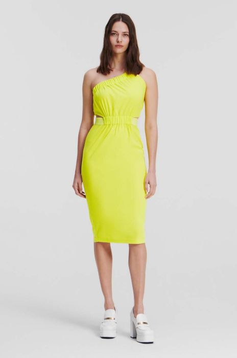 Сукня Karl Lagerfeld колір зелений midi пряма