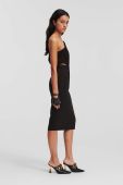 Сукня Karl Lagerfeld колір чорний midi пряма (3354410)